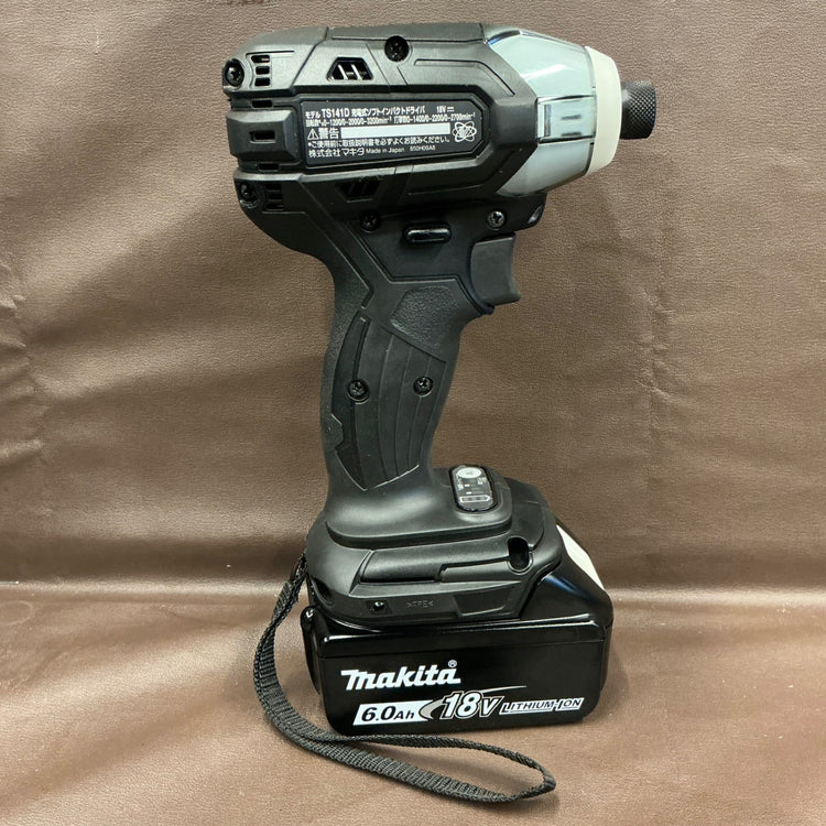 【未使用】 マキタ makita 18V ソフトインパクトドライバー TS141DRG ブラック 静音インパクト トルク最大40N・m バッテリは1点のみ 【越谷店】