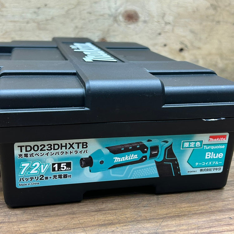 限定色 マキタ (makita) 7.2V 充電式ペンインパクトドライバー TD023DHXTB ターコイズブルー 【船橋馬込店】