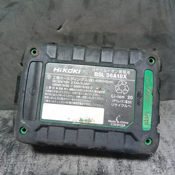 リチウムイオンバッテリー 36V/2.5Ah BSL36A18X