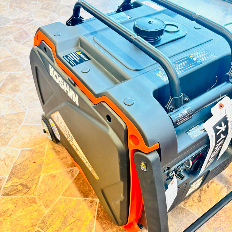 ※本州限定送料無料！工進 インバーター発電機 （定格出力3.0kVA） セル付 GV-30is【越谷店】