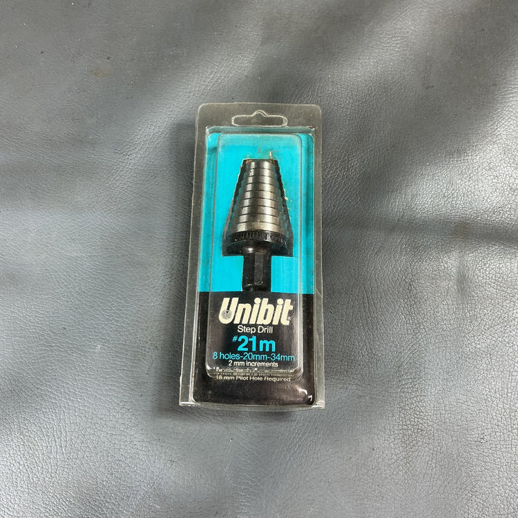 【未使用】Unibit ステップドリル　#21m 13mmシャンク  【越谷店】
