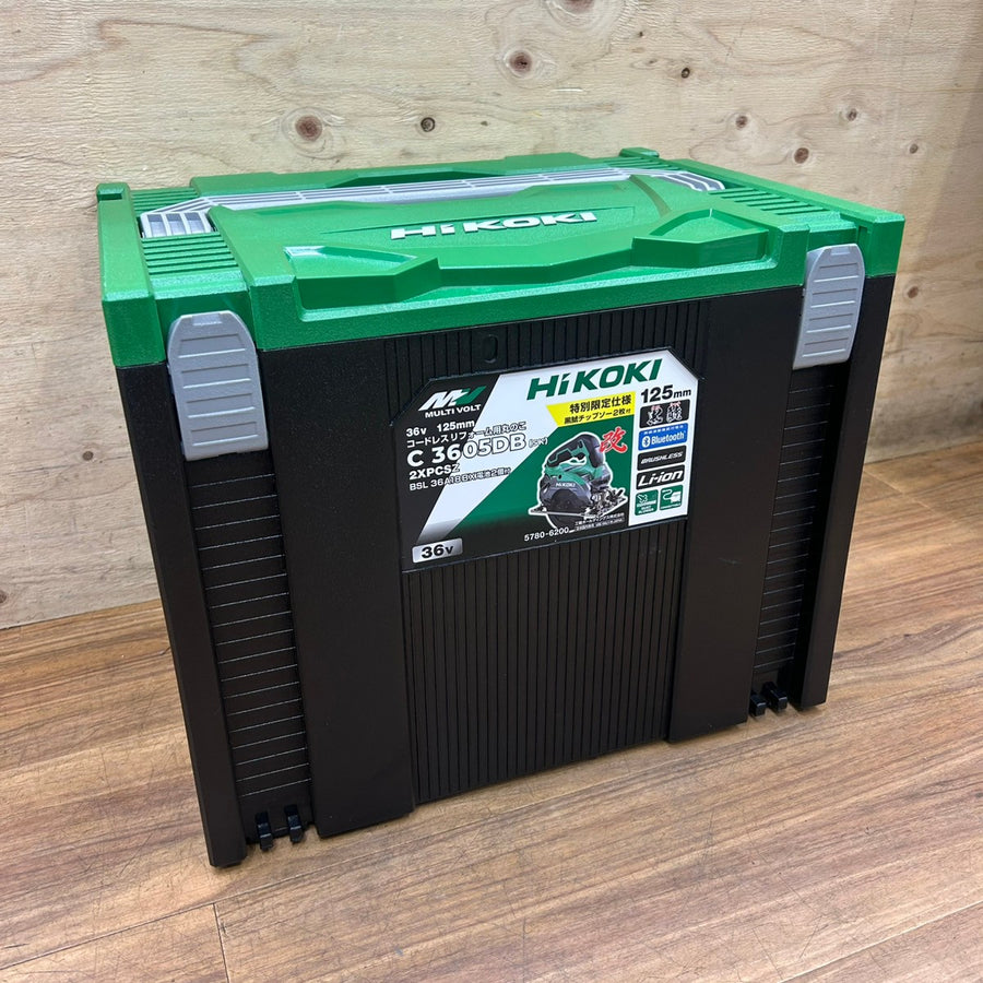 特別限定仕様 黒鯱チップソー2枚付き ハイコーキ (HIKOKI) 125mm 36V コードレスリフォーム用丸ノコ C3605DB(SK)(2XPSZ) 【船橋馬込店】
