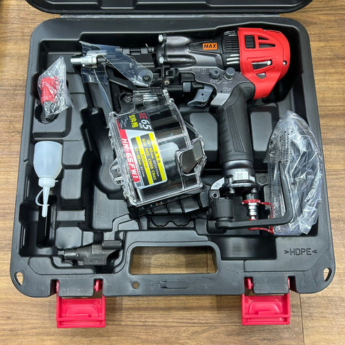 型枠モデル マックス (MAX) 65mm 高圧 エアー釘打ち機 HN-65FW1 (アタッチメントVツキ) 【船橋馬込店】