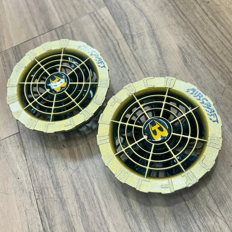 メタリックゴールド BURTLE エアークラフト バッテリー ファンセット AC08-22V 【船橋馬込店】