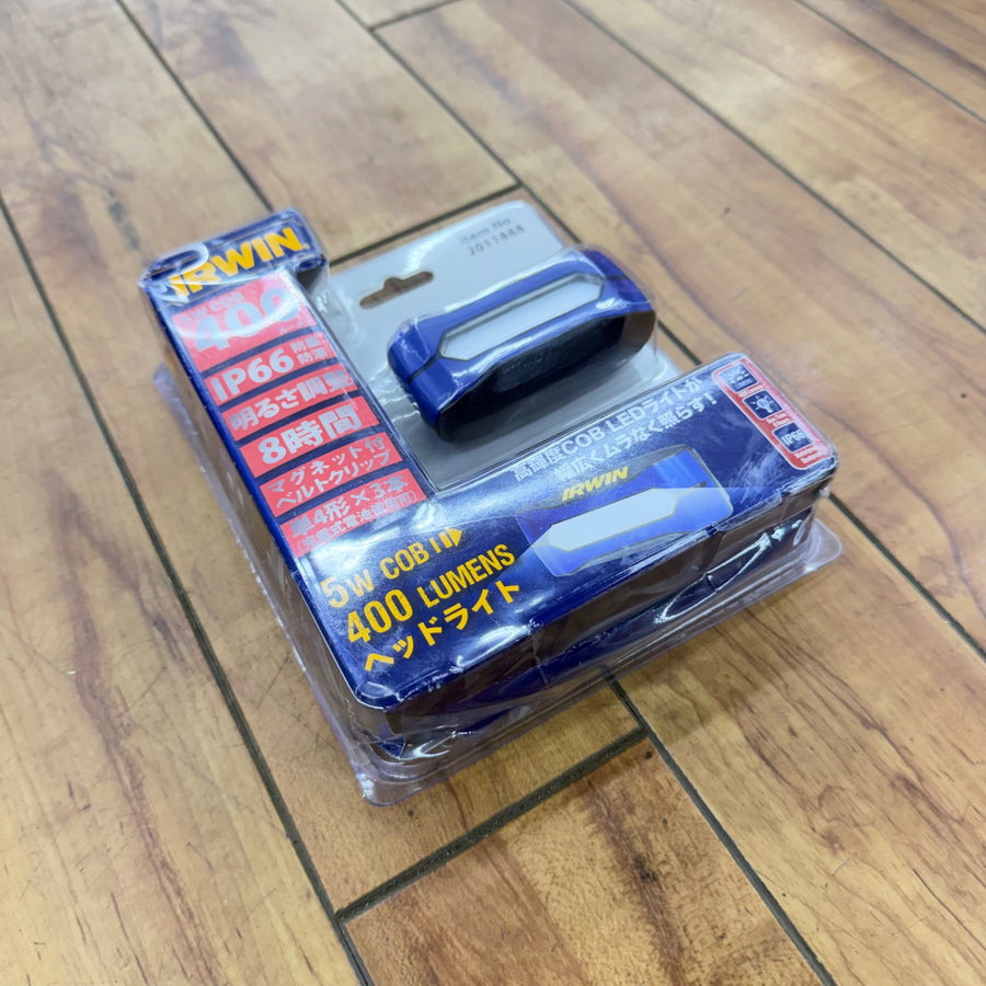 【コンパクト便】 5W COB LEDヘッドライト400ルーメン IRWIN 2011888 【未使用】 【リライズ蓮田店】