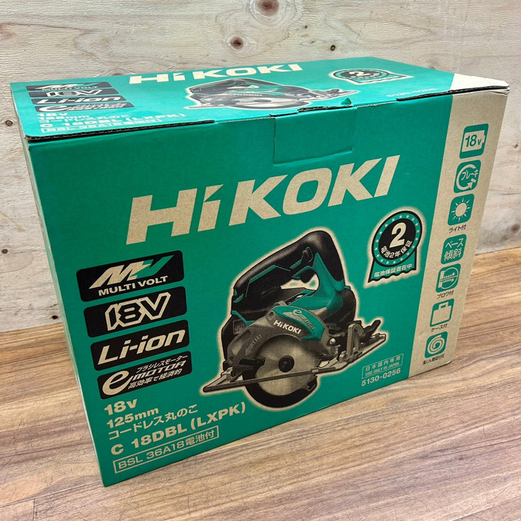 HiKOKI ハイコーキ C18DBL(LXPK) 125mm 18V コードレス丸のこ 【船橋馬込店】