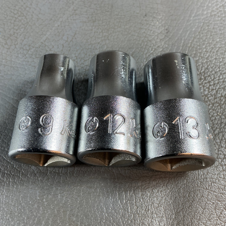 【未使用】Koken 4405M-26 24 23 13 12 9 mm ショートソケット 6点セット 差込:1/2（12.7mm） 12角 コーケン  【越谷店】