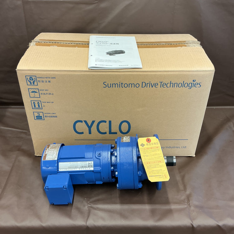 【未使用・セール！】 住友重機械工業 CYCLO サイクロ減速機 CNVM01-6105DA-AV-1247 0.1kw 200V 60Hzモデル 【越谷店】