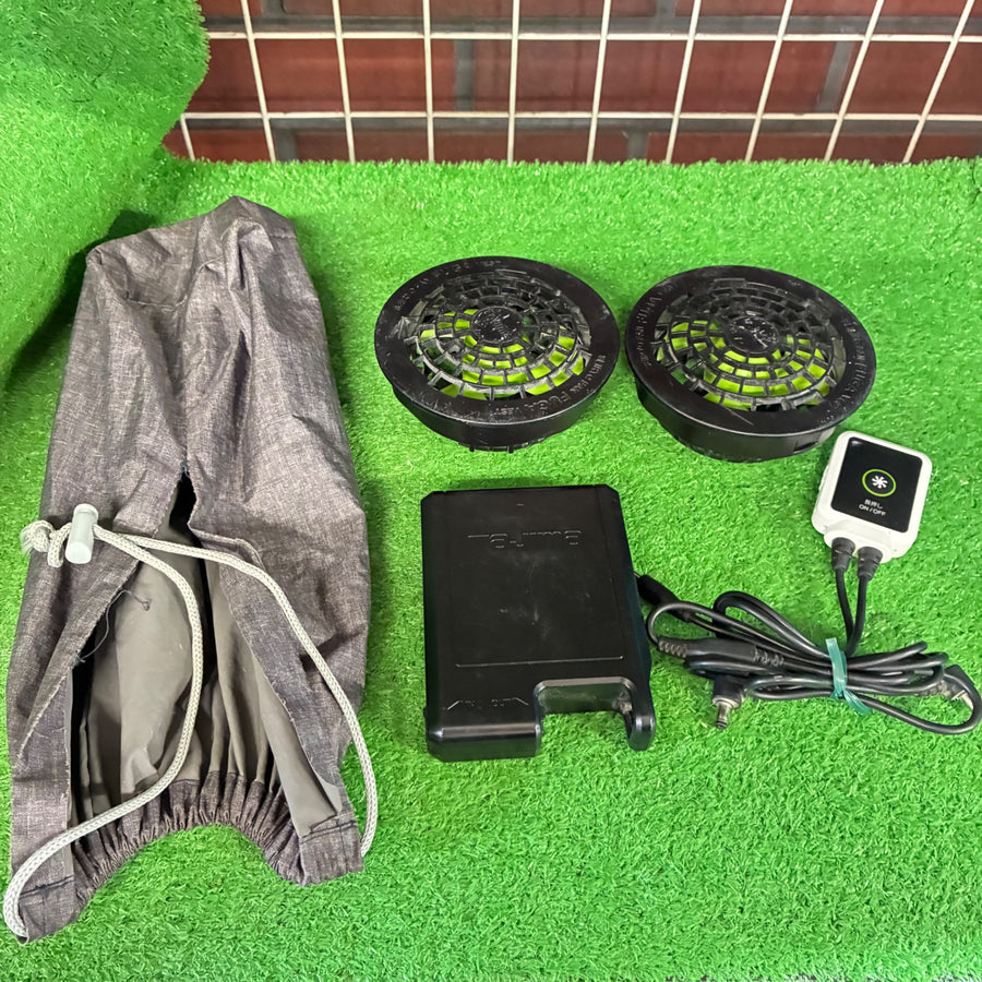 タジマ(TAJIMA) ファンバッテリーセット FB-BT7455BK ※充電コード欠品【市川行徳店】