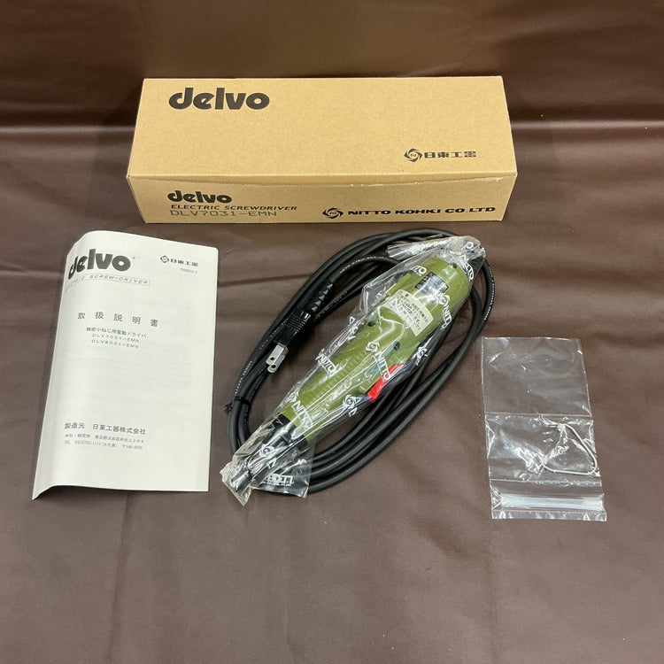 【未使用】 日東工器 デルボ 小ねじ用電動ドライバ DLV7031-EMN 工業用ドライバー トルク調整機構搭載 最大1N・m 【越谷店】
