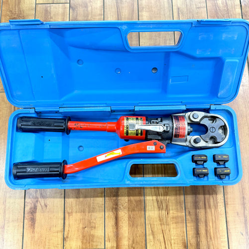 手動油圧式圧着器 9H-150 雄ダイス完備【中古】 【蓮田店】