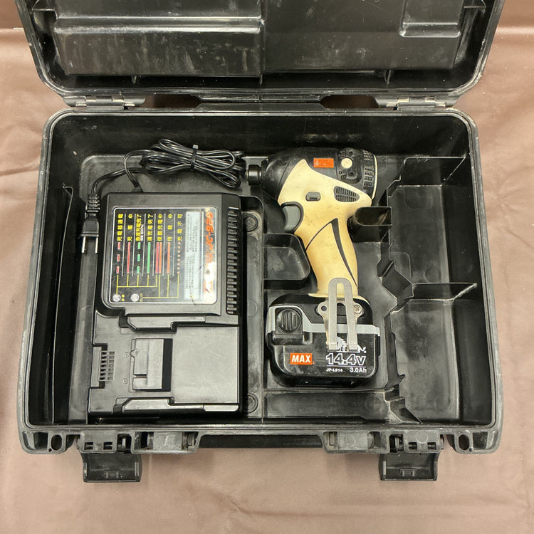 【中古・動作品】 マックス MAX 14.4V インパクトドライバ PJ-ID144-B2C 【越谷店】
