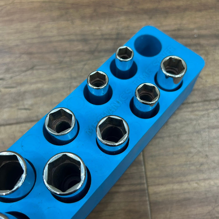 マグネットソケットホルダー付き Snap-on (スナップオン) 3/8 6角 ディープ ソケット 11個セット SFSM 212SFSMY 【船橋馬込店】