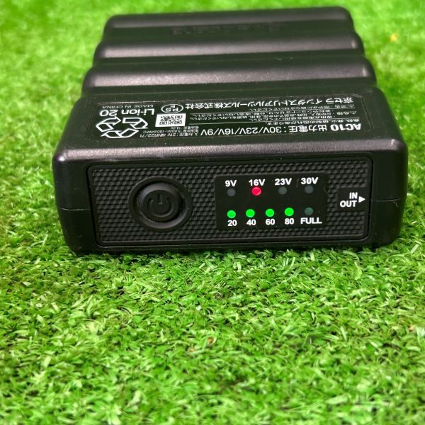 空調服用バッテリー AC10-30V 【野田愛宕店】