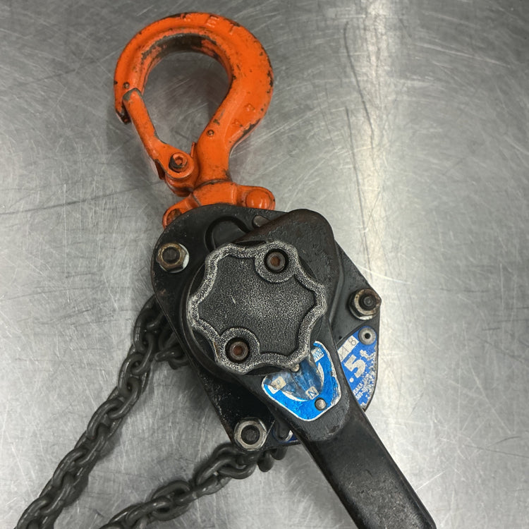 【中古現状品】象印(EREPHANT) レバーホイスト 0.5t YAD-50 【越谷店】