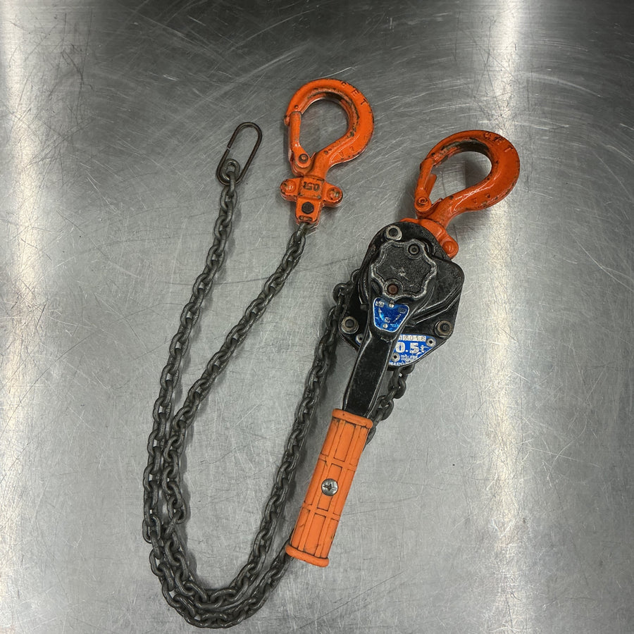 【中古現状品】象印(EREPHANT) レバーホイスト 0.5t YAD-50  【越谷店】