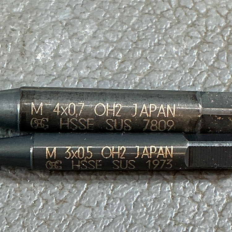 【未使用】OSG　ポイントタップシリーズ ステンレス用 EX-SUS-POT　M3×0.5　M4×0.7　40本セット 【越谷店】