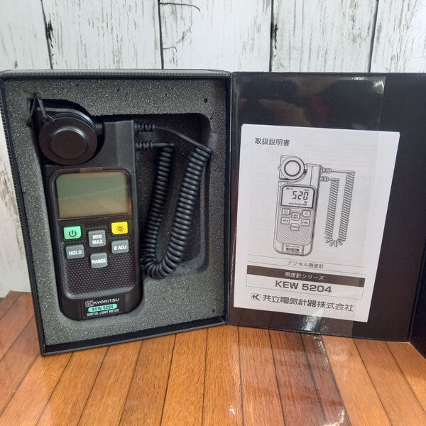 共立電気計器 デジタル照度計 KEW 5204 【野田愛宕店】