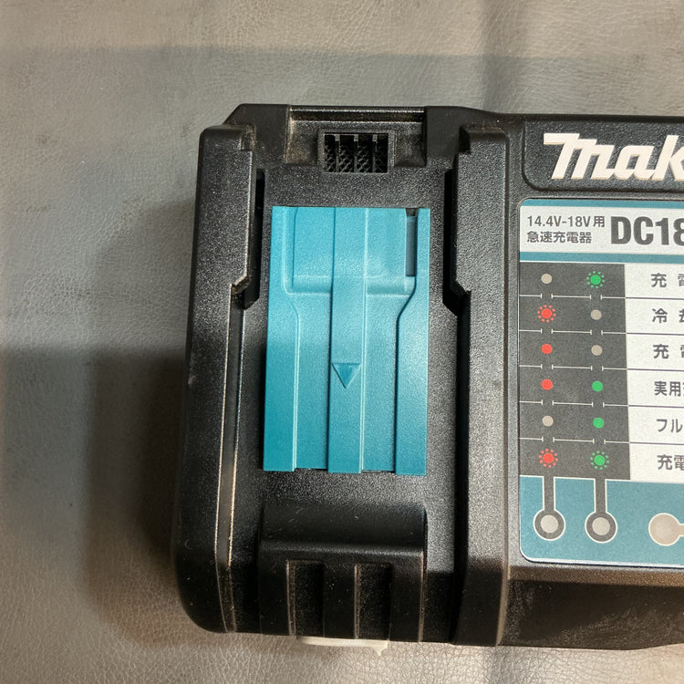 【中古・動作品】 マキタ makita 14.4V 18V 急速充電器 DC18RF 純正品 【越谷店】