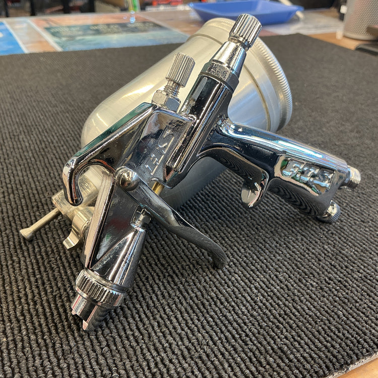 【未使用・保管品】 FTS HS-A スプレーガン 口径 Φ0.5mm カップ付き メーカーなど詳細不明 【越谷店】