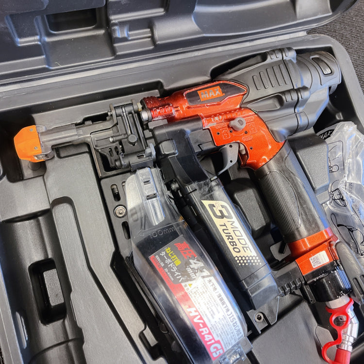 【中古・動作品】 マックス(MAX) 高圧エアネジ打ち機 HV-R41G5-R 【越谷店】