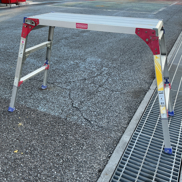 【中古】 ハセガワ(Hasegawa) 伸縮式作業台 DRSW-1090 台サイズ 100x42cm 高さ66～88cm 【越谷店】