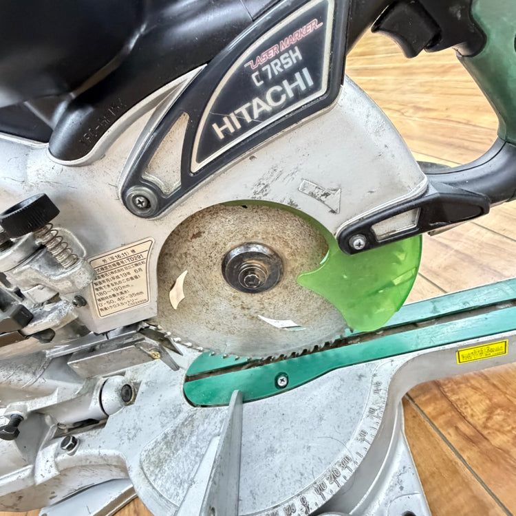 動作確認済み 日立(HITACHI) 190mm 卓上スライドマルノコ C7RSH 【リライズ蓮田店】