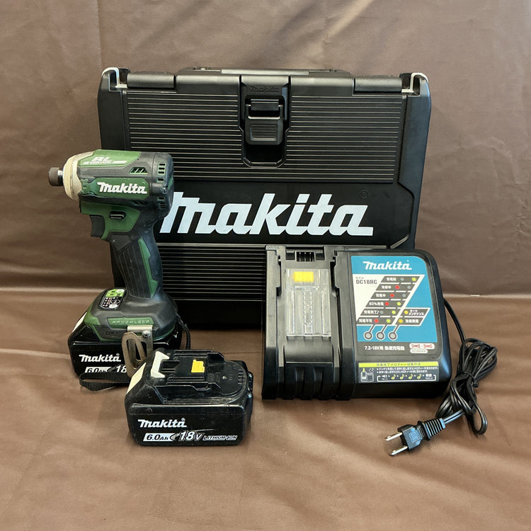 【中古・動作品・トリガ異常あり】 マキタ Makita 18V 充電式インパクトドライバ TD171DGXAG 限定色 オーセンティックグリーン 【越谷店】
