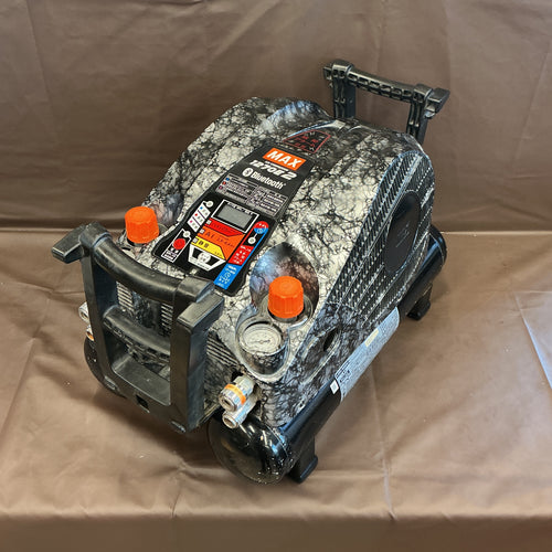 【ジャンク・圧力上がりません】 マックス MAX 高圧専用エアコンプレッサ AK-HL1270E2 限定色 ガイアシルバー 【越谷店】